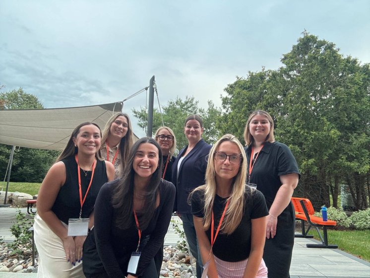 The ATHENA team outdoors