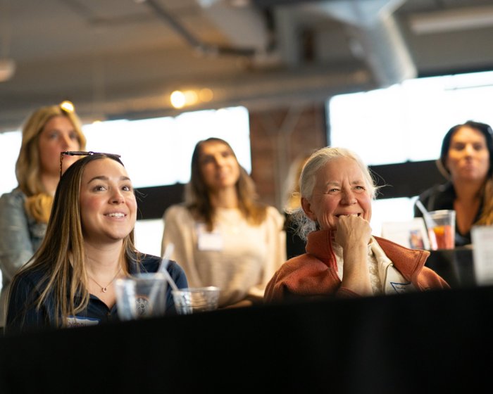 ATHENA attendees enjoying a talk
