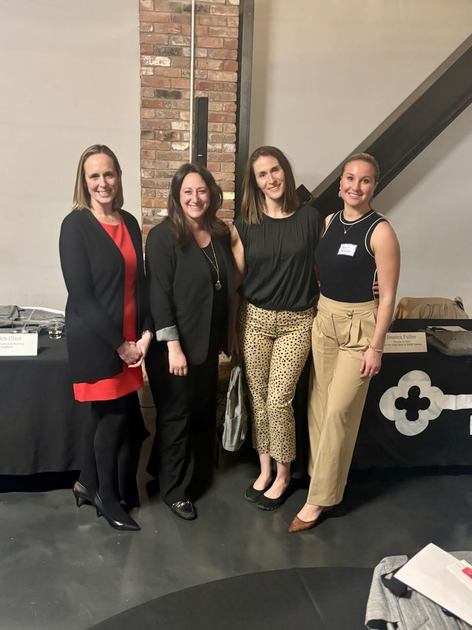 Women connecting at an ATHENA event